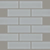 Shaw Tile Cardinal Shadow Subway Glass Mosaic Swatch