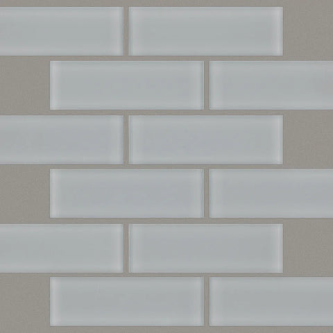 Shaw Tile Cardinal Shadow Subway Glass Mosaic Swatch
