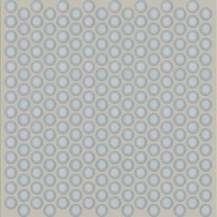 Shaw Tile Cardinal Cloud Penny Round Glass Mosaic Wall Swatch