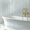 Shaw Tile Cardinal Shadow Stacked Glass Mosaic Wall Room Scene