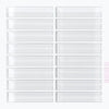 Shaw Tile Cardinal Ice Stacked Glass Mosaic Wall Swatch