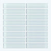 Shaw Tile Cardinal Skylight Stacked Glass Mosaic Wall Swatch