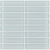 Shaw Tile Cardinal Cloud Stacked Glass Mosaic Wall Swatch