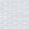 Shaw Tile Cardinal Ice 3x12 Glass Wall Swatch