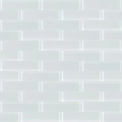 Shaw Tile Cardinal Ice 3x12 Glass Wall Swatch