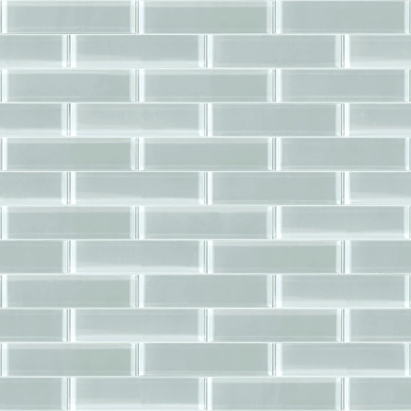 Shaw Tile Cardinal Cloud 3x12 Glass Wall