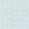 Shaw Tile Cardinal Skylight 3x12 Artisan Glass Wall Swatch