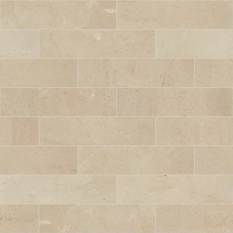 Shaw Tile Chateau Crema Marfil  4x16 Swatch