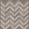 Shaw Tile Chateau Chevron Urban Grey 12x12 Swatch