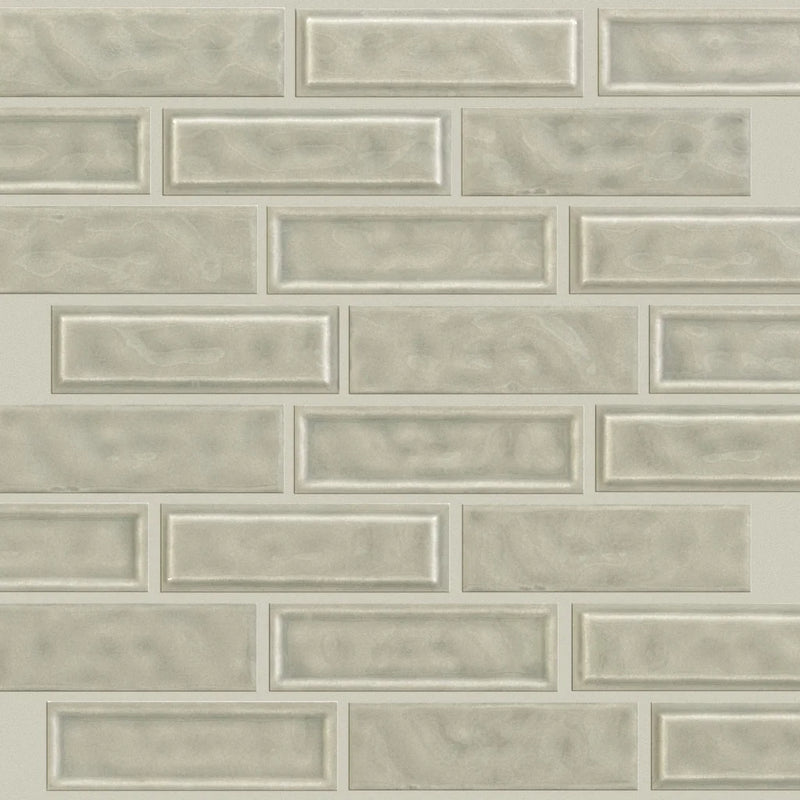 Shaw Tile Geoscapes Taupe Linear Mosaic