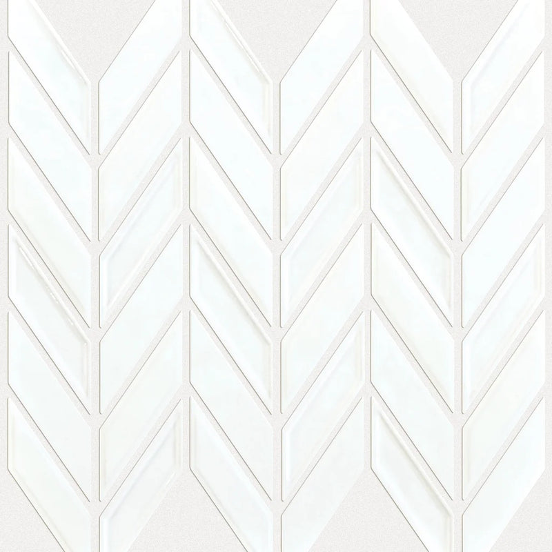 Shaw Tile Geoscapes White Chevron