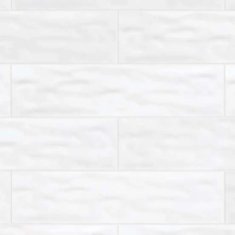 Shaw Tile Geoscapes White 4x16 Swatch