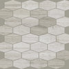 Shaw Tile Chateau Stretch Hexagon Rockwood Swatch