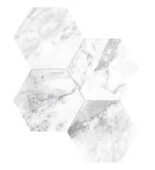 Tile Collection La Marca 6" Hexagon Arabescato Tile Polished