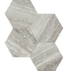 Virginia Tile La Marca 6" Hexagon Travertino Instrata Tile Polished
