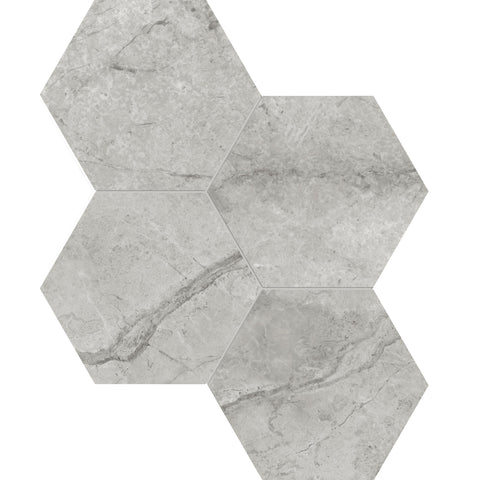 Tile Collection La Marca 6" Hexagon Paradiso Argento Tile