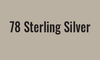 #78 Sterling Silver