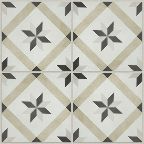 Shaw Tile Revival Maria Pearl 8x8 Swatch