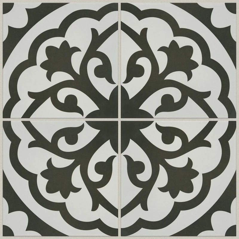 Shaw Tile Revival Catalina Onyx  8x8