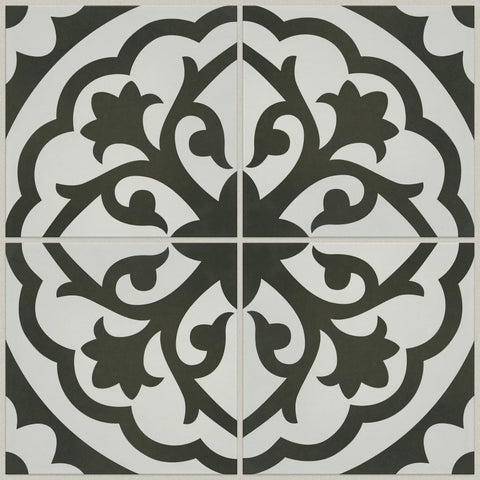 Shaw Tile Revival Catalina Onyx  8x8 Swatch