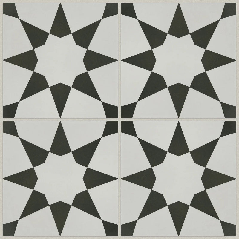 Shaw Tile Revival Josefina Onyx 8x8