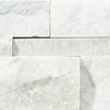 Shaw Tile Firestone Bianco Venatino Split Face Swatch