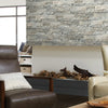Shaw Tile Firestone Stark Carbon Split Face Room Scene