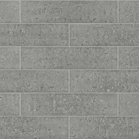 Shaw Tile Geoscapes Light Grey Brick Swatch