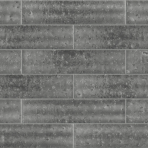 Shaw Tile Geoscapes Dark Grey Brick Swatch