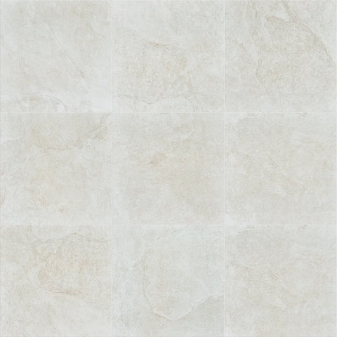 Shaw Tile Crown White 18x18 Swatch