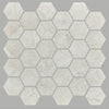 Shaw Tile Crown White Hexagon Mosaic Swatch