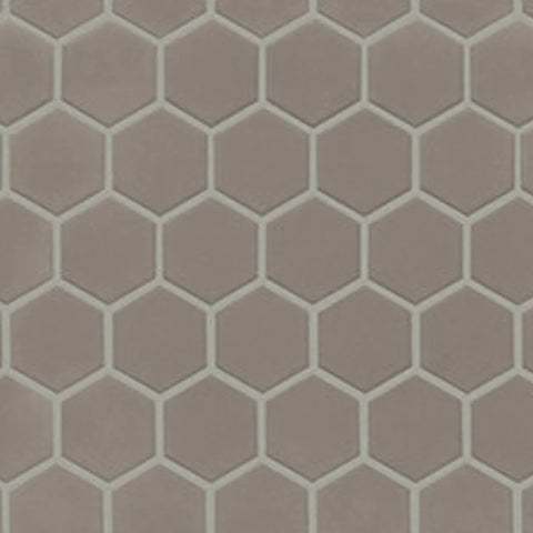 Shaw Tile Coolidge Taupe Hexagon Mosaic Swatch