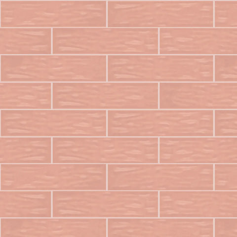 Shaw Tile Geoscapes First Lady Pink 4x16 Swatch