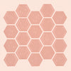 Shaw Tile Geoscapes First Lady Pink Hexagon Swatch