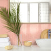 Shaw Tile Geoscapes First Lady Pink Hexagon Room Scene
