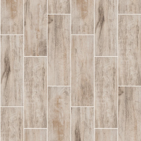 Shaw Tile Olympia White 7x22 Swatch