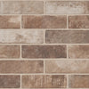 Shaw Tile Bowery Clay 3"x10" Swatch