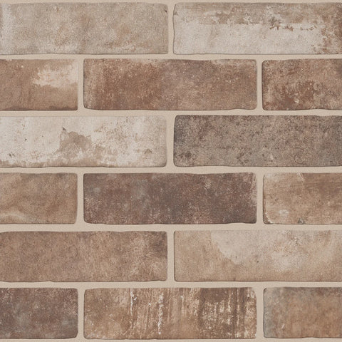 Shaw Tile Bowery Clay 3"x10" Swatch