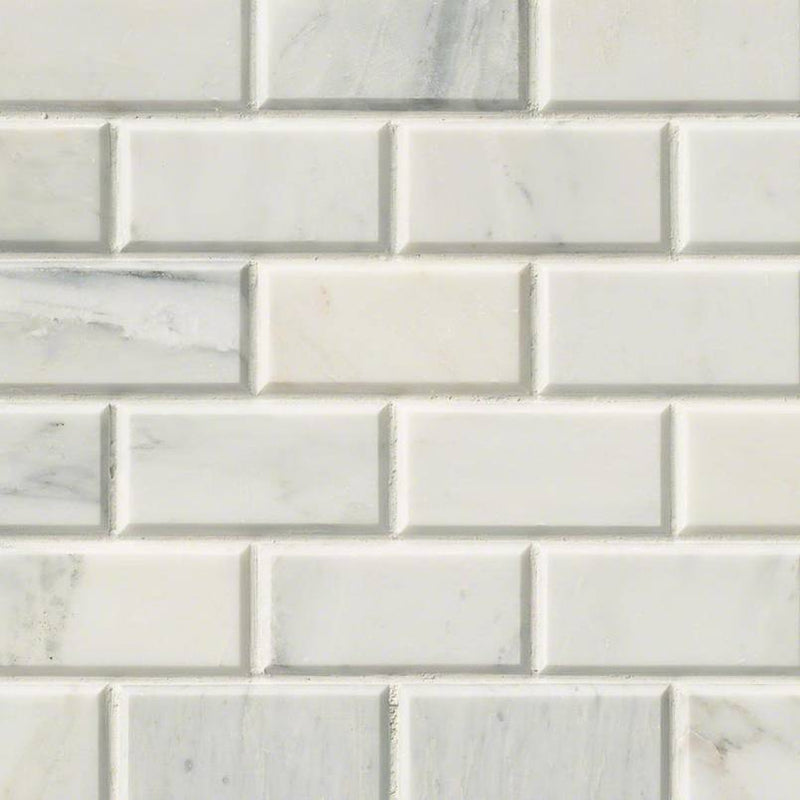 Marble Tile Collection Arabescato Carrara Subway Tile 2