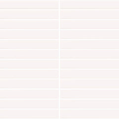 Daltile Color Wheel Mosaic Group 1 Straight Joint 1x6 Arctic White