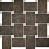 Paramount Tile Fossil Bruno 12" x 12" Matte Basket Weave Mosaic