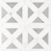 Marble Tile Collection Bianco Dolomite Geometrica Swatch