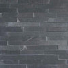 Realstone Systems Shadowstone Blackstone Leathered Panel 6"x24"