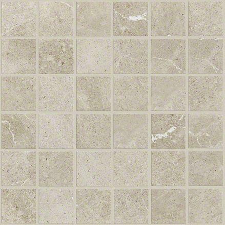 Shaw Tile Oasis Light Grey Mosaic 13"x13"