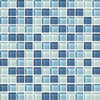 Daltile Color Wave Straight Joint 1x1 Winter Blues