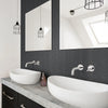 Shaw Tile Callisto Herringbone Mosaic Ember Room Scene