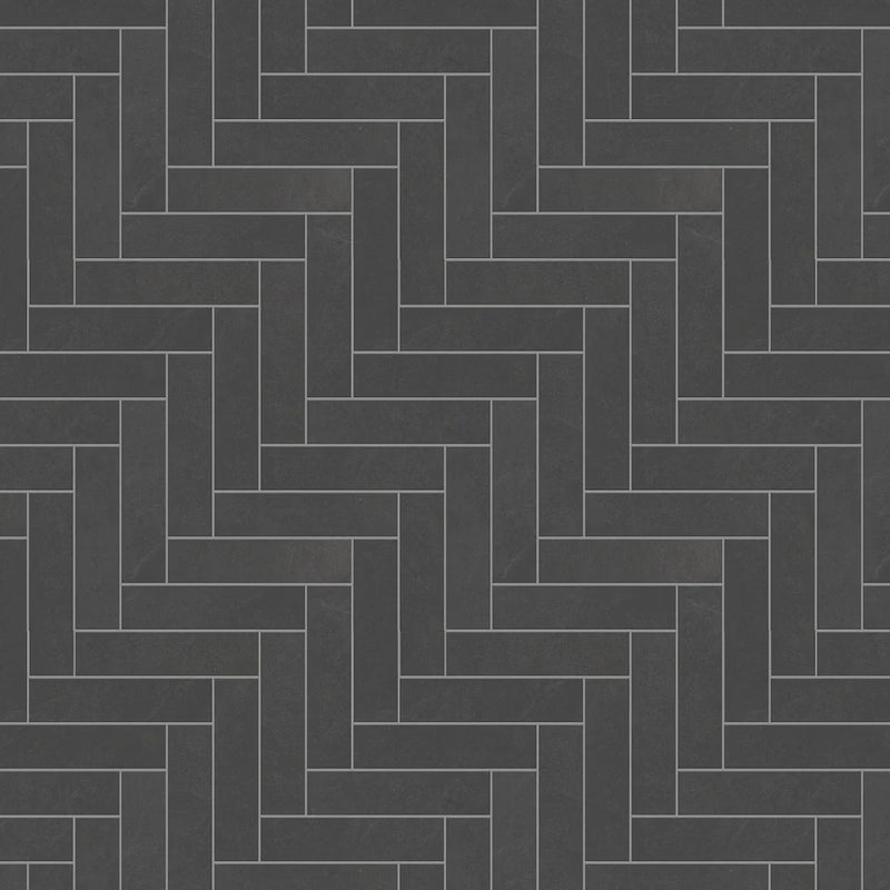 Shaw Tile Callisto Herringbone Mosaic Ember