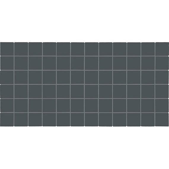 W.D.C. Daltile Color Wheel Mosaic Group 2 Straight Joint 2x2 Chalkboard Matte