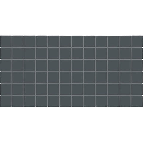 W.D.C. Daltile Color Wheel Mosaic Group 2 Straight Joint 2x2 Chalkboard Swatch