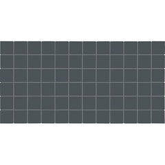 W.D.C. Daltile Color Wheel Mosaic Group 2 Straight Joint 2x2 Chalkboard Swatch